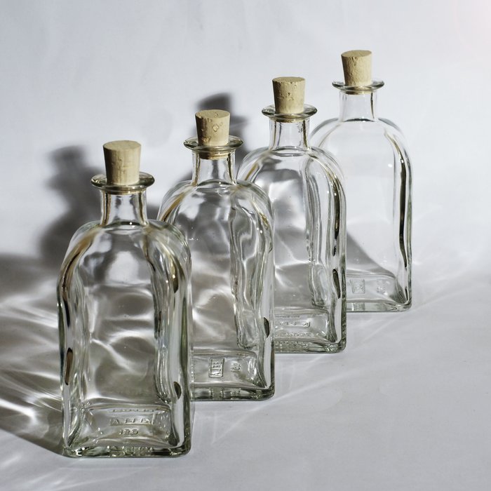 Glasflasche 'Quadra' 500 ml