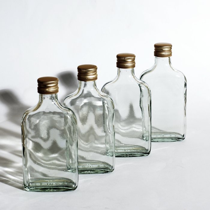 Taschenflasche flach 200 ml