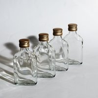 Taschenflasche flach 100 ml
