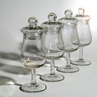 Nosingglas klein mit St�lpdeckel